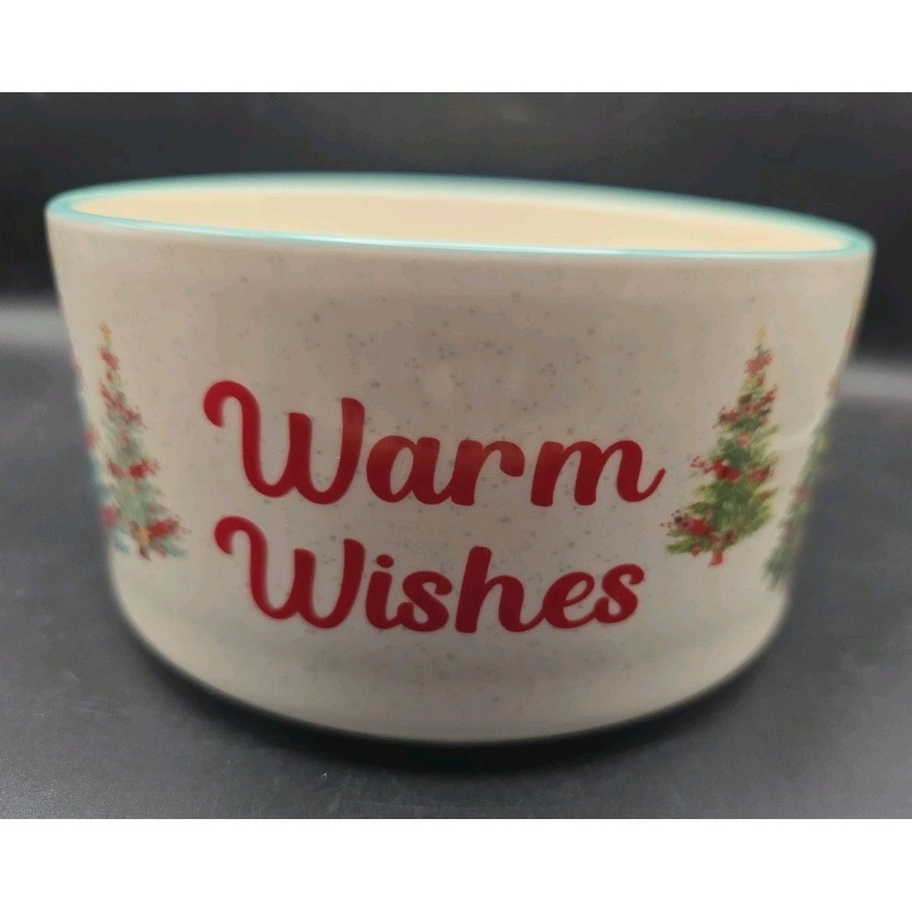 Pioneer Woman Ceramic Bowl Holiday Warm Wishes Replacement 6" Round No Lid